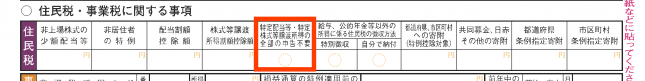 写真：確定申告書