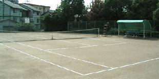 写真：雁宿テニス風景