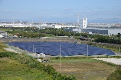 写真：太陽光発電設備