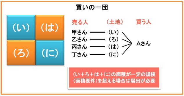 写真：買いの一団の概要図