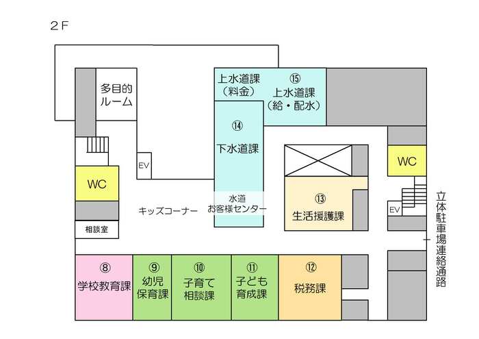 イラスト：2階フロア図