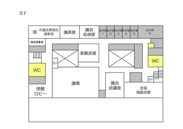 イラスト：5階フロア図