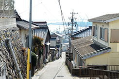 写真：亀崎地区の街並み