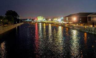 写真：半田運河Canal Night