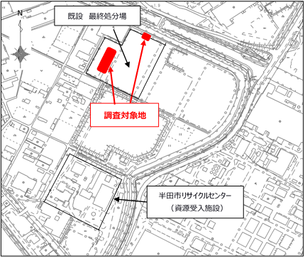 地図：調査対象地