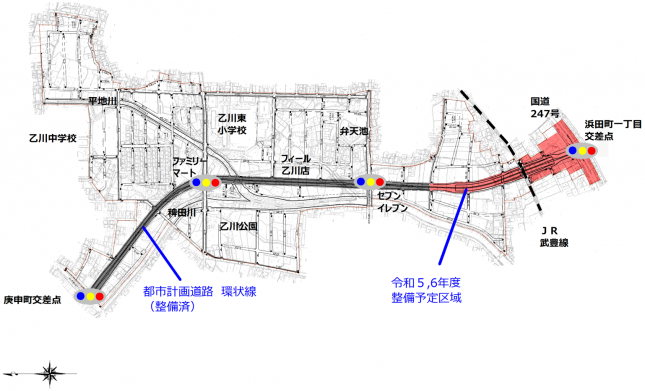 地図：施行箇所