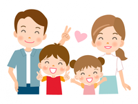 イラスト：家族