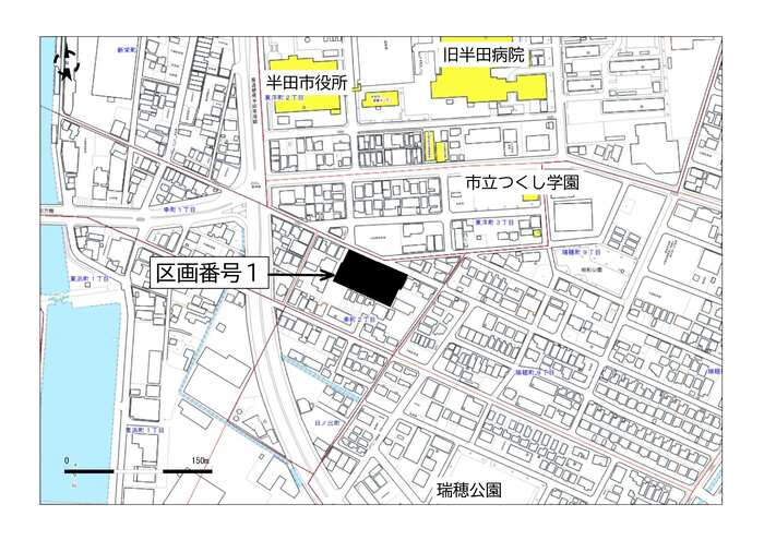 位置図(区画番号1)