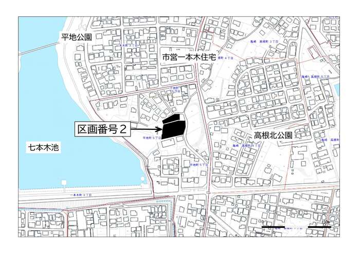 位置図(区画番号2)