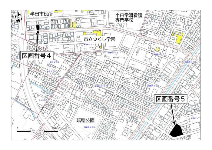 位置図（区画番号4・5）