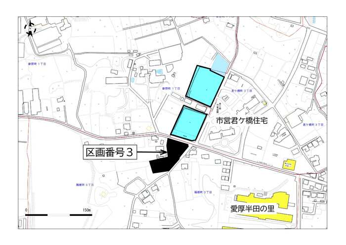 位置図(区画番号3)