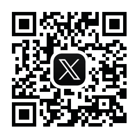 半田市福祉文化会館（瀧上工業雁宿ホール）のXアカウントのQRコード