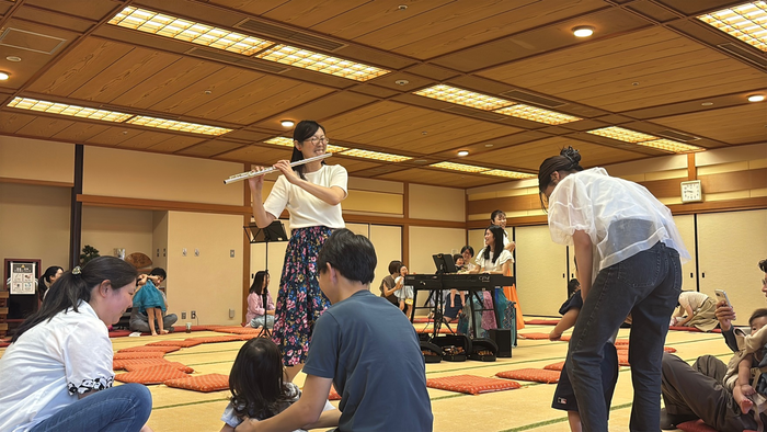演奏の様子（フルート）