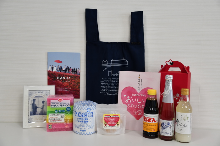 お祝い品の写真