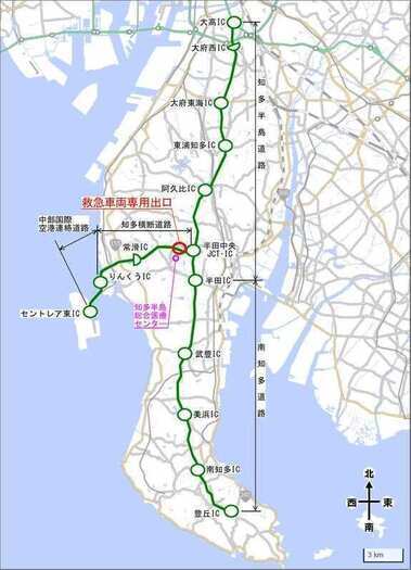 緊急退出路位置図