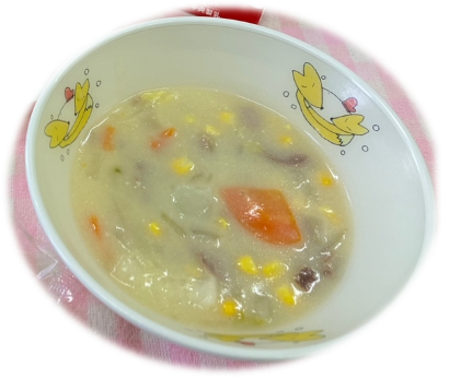 写真：豆乳スープ