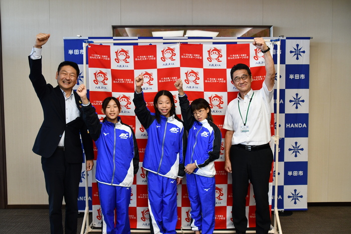 市長と名鉄SS半田