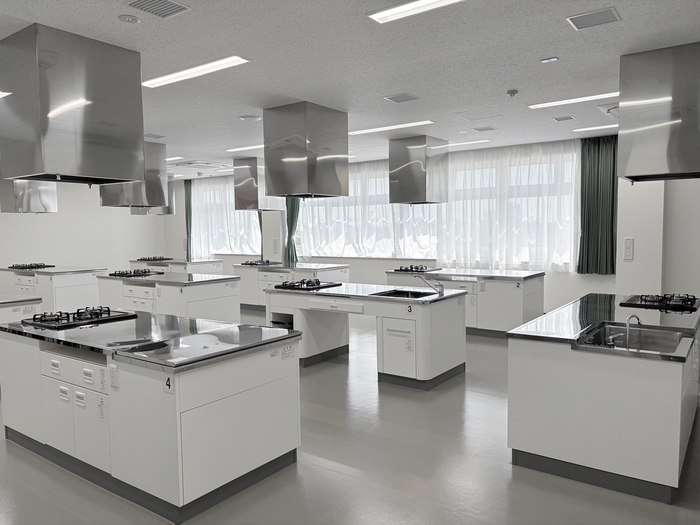 調理実習室の全景です。