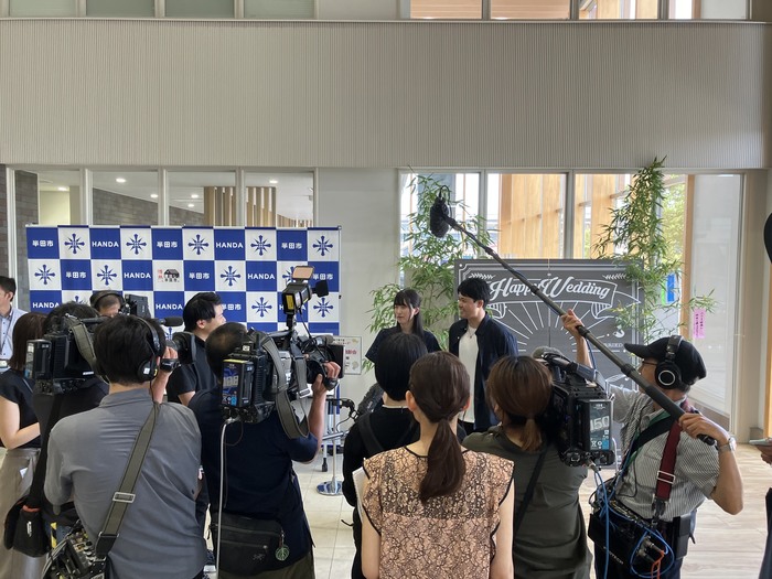 写真:撮影会取材の様子