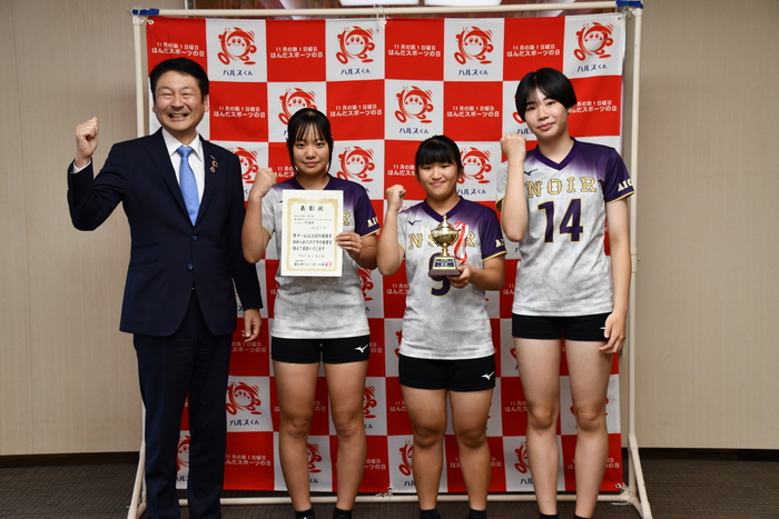 市長と杉本さんたち