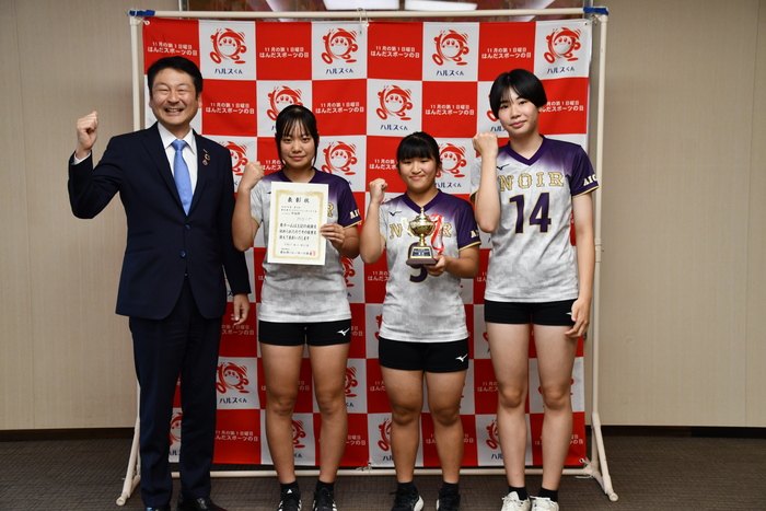 表敬訪問（バレーボール）