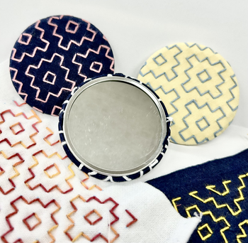 刺し子缶ミラー写真