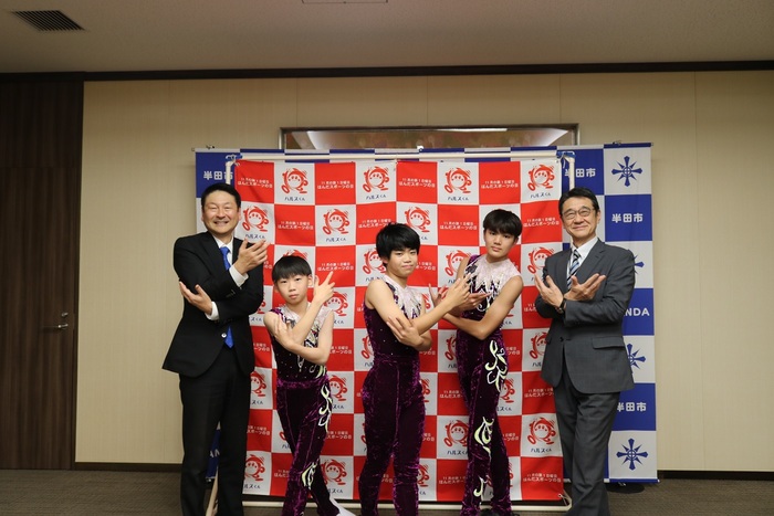 表敬訪問(新体操)