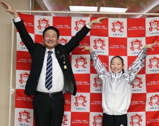 表敬訪問(体操)