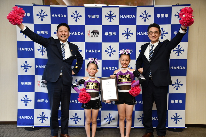 表敬訪問（チアダンス）