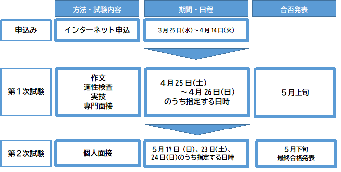幼児教育士採用試験流れ