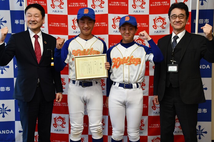 市長と水野さんと堤さん