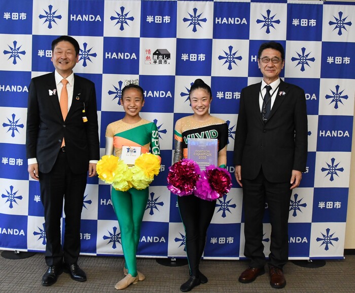 表敬訪問の写真