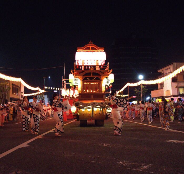 第71回はんだ市民盆踊り大会の様子