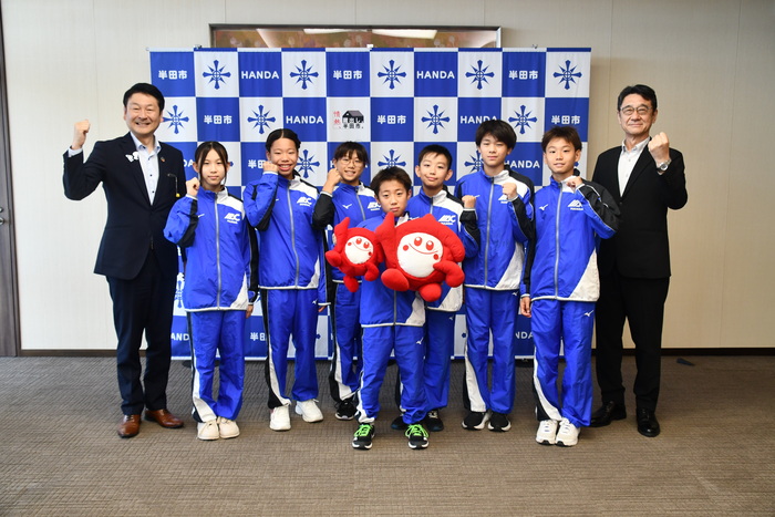 市長と名鉄SS