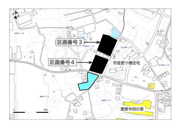 位置図(区画番号3・4)
