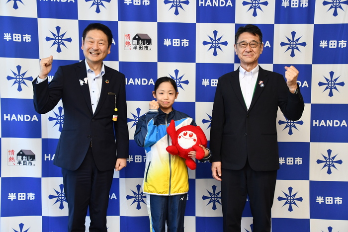 表敬訪問(水泳)